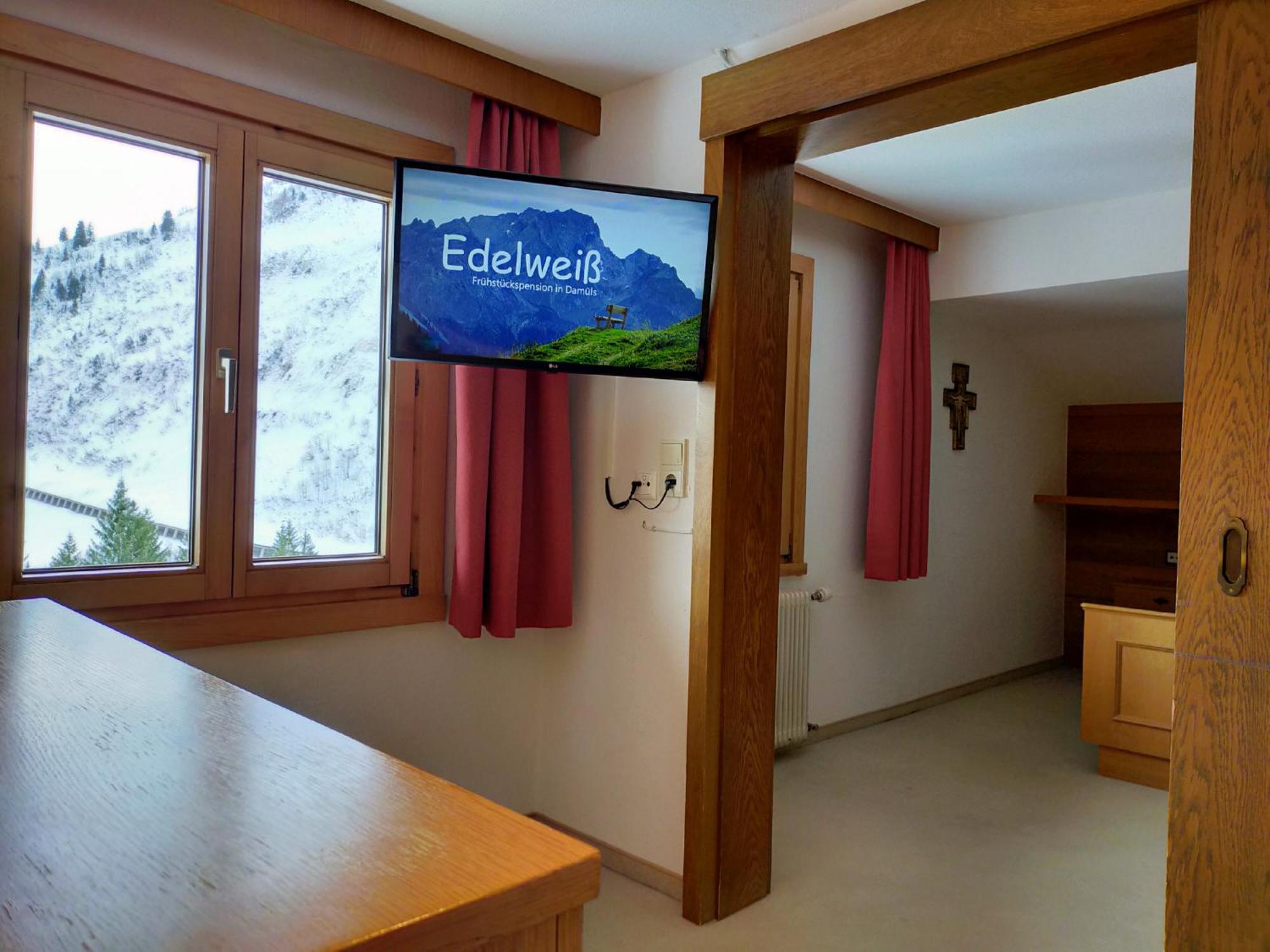 Pension Edelweiss Дамульс Экстерьер фото